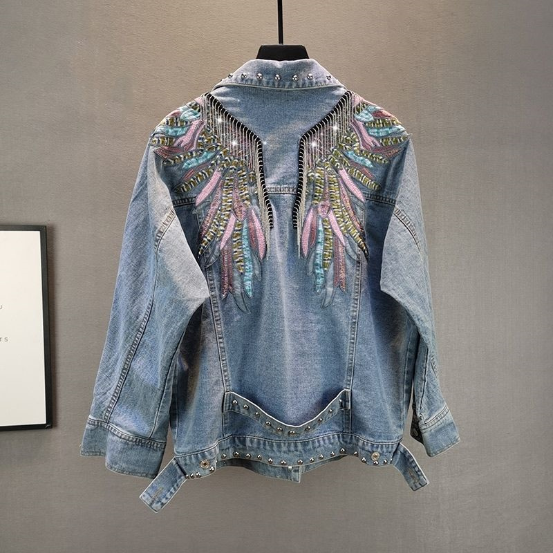 Down Jacket Packable - Veste en jean à manches longues