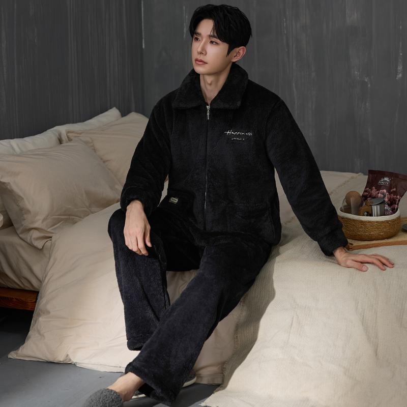 Ensemble de pyjama épais pour  - Flannel Shirt Lined avis et prix